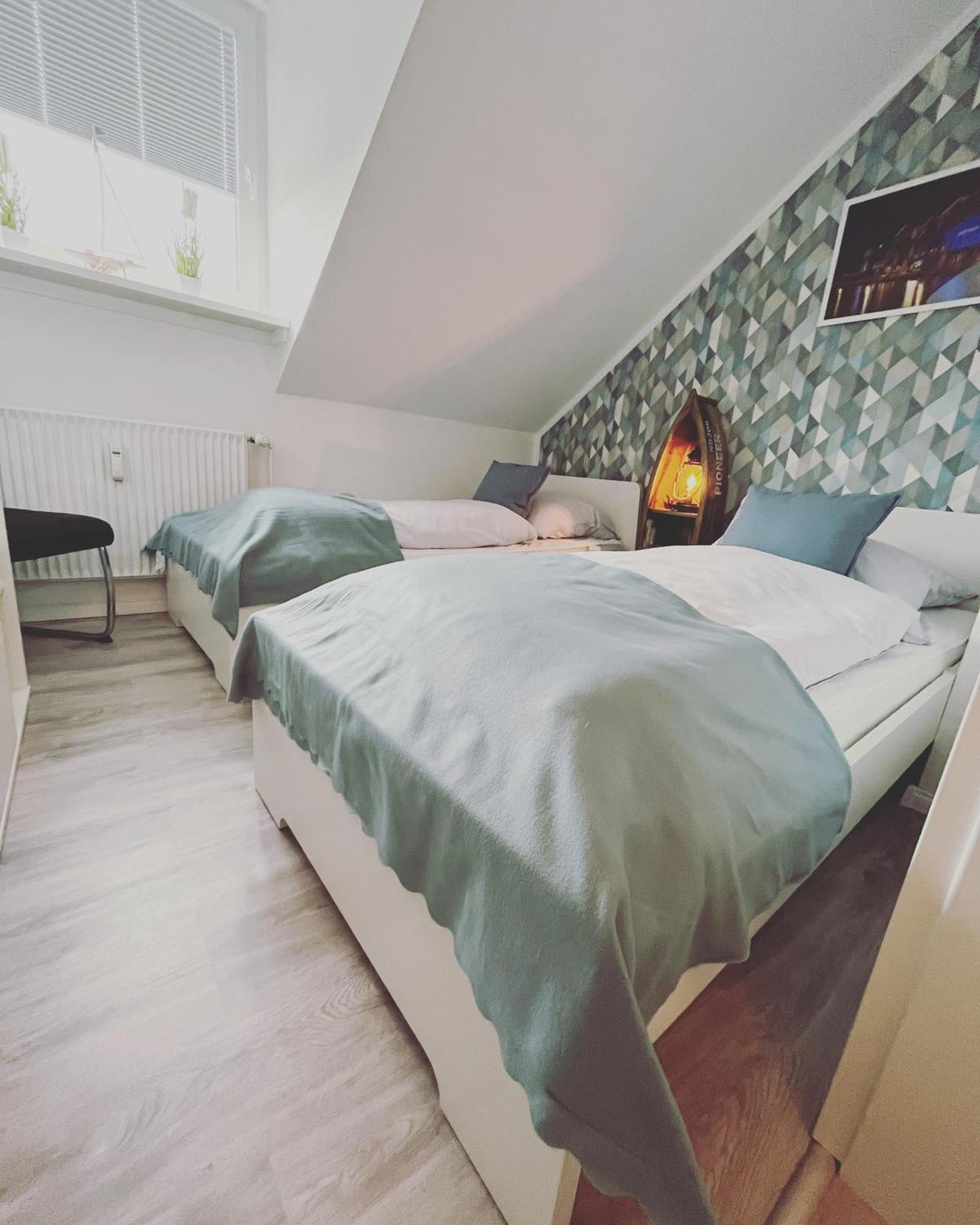 Ferienwohnung Watt Un Leev In Direkter Strand & Citynaehe Von Buesum Eksteriør bilde